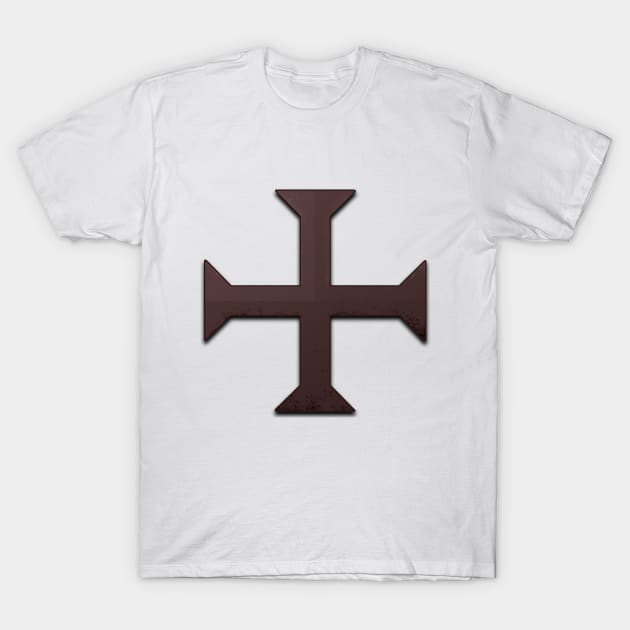 Templar Cross (Black) T-Shirt by Vandalay Industries